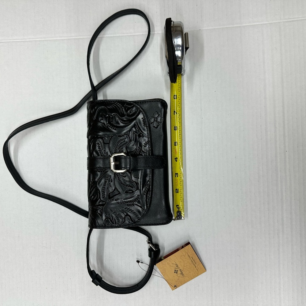 Patricia Nash Small Black Leather Purse
